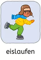 Vorschau - Präsentationen/Tafelbilder - Flashcards Wintersport - Seite 1