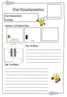 Vorschau - Arbeitsblätter - Der Kondensator mit Experimentierschaltung - Seite 1