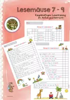 Vorschau - Arbeitsblätter - Lesemäuse 7-9 - Deckblatt