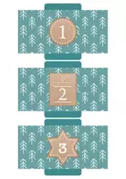 Vorschau - Mal- und Bastelvorlagen - Teebeutel Adventskalender - 24 positive Affirmationen - Seite 2