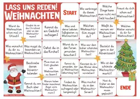 Vista previa - Juegos / Gamificación - Weihnachten Lass uns reden Deutsch / Alemán - página 1