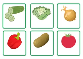 Vorschau - Spiele - Bildpaare vegetables - Seite 1