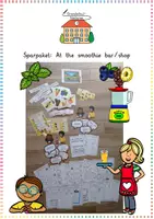 Vorschau - Spiele - Food & Drinks: XXL Sparpaket At the smoothie bar (Dialoge & Spiele) - Englisch - Kl. 3/4 - Deckblatt