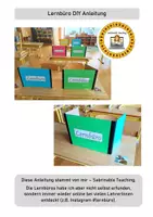 Vorschau - Mal- und Bastelvorlagen - Lernbüro DIY: Anleitung und Vorlage - Deckblatt
