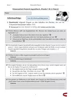 Vorschau - Klassenarbeiten - Klassenarbeit zum Jugendbuch Wunder (Palacio) - mit EWH - Seite 1