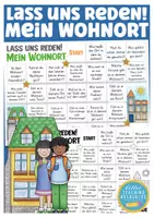 Aperçu - Jeux - Mein Wohnort Deutsch Spiel / jeu Allemand "Lass uns reden!" - Page de couverture