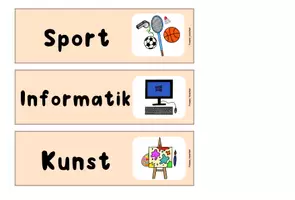 Vorschau - Anderer Materialtyp - Tagestransparenz Stundenplan Fächer - Seite 3