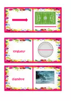 Aperçu - Apprentissages en autonomie - SMG jeu de dominos sur le vocabulaire des longueurs P4 - Page de couverture