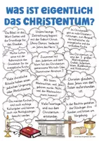 Vorschau - Stationenlernen - Was ist das Christentum? Arbeitsblätter Religion Ethik - Seite 1