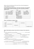 Vorschau - Arbeitsblätter - Materialpaket: Übungen zu den 4 Fällen _ Basic - Seite 1