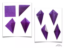 Vista previa - Manualidades / Dibujos para colorear - ESTRELLA de papel para la ventana (estrella navideña) (Navidad) - página 2