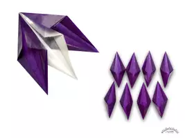 Vista previa - Manualidades / Dibujos para colorear - ESTRELLA de papel para la ventana (estrella navideña) (Navidad) - página 3