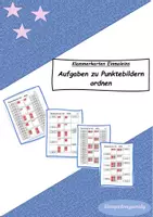 Vorschau - Spiele - Klammerkarten Einmaleins Aufgaben und Punktebilder ordnen - Deckblatt