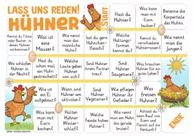Vorschau - Stationenlernen - das Huhn Spiel für den Sachunterricht (Nutztiere) - Seite 1