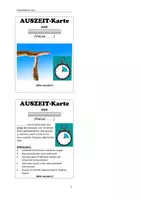 Vorschau - Fördermaterial/Inklusion - Auszeitkarte (individualisiert) - selbstgewählte Auszeit - Seite 1
