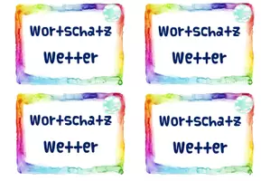 Vorschau - Arbeitsblätter - Themenpakete Schulsachen/Klassenzimmer/Wetter/Herbst - Seite 1