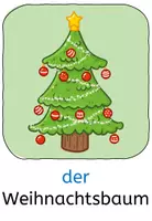 Vorschau - Präsentationen/Tafelbilder - Flashcards Weihnachten - Seite 1