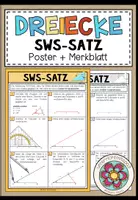 Vorschau - Poster - SWS-SATZ - Dreiecke konstruieren (Poster + Merkblatt) - Deckblatt