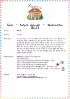 Vorschau - Spiele - Spiel: Knöpfe sammeln – Würfelspiel zur Festigung des Weihnachtswortschatzes (DaZ / Deutsch) - Seite 1