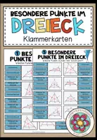 Vorschau - Stationenlernen - BESONDERE PUNKTE IM DREIECK - 5 Klammerkarten - Deckblatt