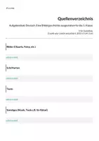 Vorschau - Arbeitsblätter - Aufgabenblatt Deutsch: Bildergeschichte ausgestalten (5. Klasse) - Seite 1