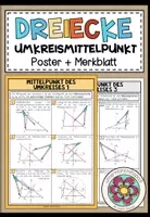 Vorschau - Poster - DREIECKE - Mittelpunkt des Umkreises (Poster + Merkblatt) - Deckblatt