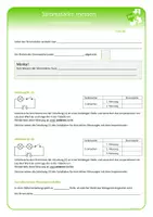 Vorschau - Arbeitsblätter - Elektrik Stromstärke messen Reihenschaltung - Deckblatt