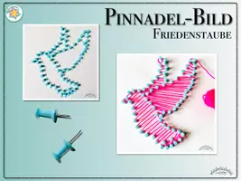 Vorschau - Arbeitsblätter - PINNADEL-BILD (auch zum Umwickeln) FRIEDEN (Friedenstaube,Taube, Vogel) #peace #ukraine #nahost - Seite 1