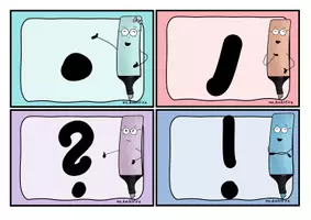 Vorschau - Poster - Poster punctuation marks | Englisch Writing - Seite 1