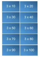Vorschau - Spiele - Karten Zehnereinmaleins 1 - Deckblatt