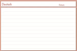 Vorschau - Präsentationen/Tafelbilder - Vorlage Deutsch für goodnotes mit Stickern (Nummern) - Seite 2