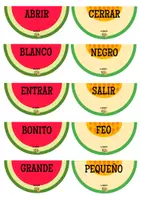 Vista previa - Unidades / Secuencias / Situaciones de Aprendizaje - Antónimos - melón o sandía - página 1