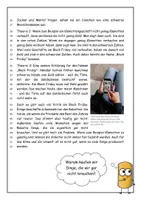 Vorschau - Arbeitsblätter - Lesetext mit Fragen zum "Black Friday" / Deutsch - Seite 1