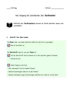 Vorschau - Poster - Der Umgang mit Sachtexten - Textknacker - Seite 1