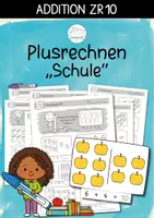 Vorschau - Arbeitsblätter - Plusrechnen "Schule" | Addition ZR 10 - Deckblatt