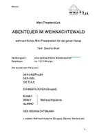 Vorschau - Unterrichtsreihen - Mini-Theaterstück - ABENTEUER IM WEIHNACHTSWALD - Seite 3