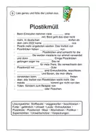Vorschau - Arbeitsblätter - LESESTRATEGIEN anwenden / Plastikmüll / LESETEXT - Seite 2