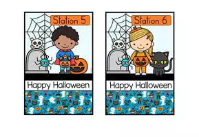 Vorschau - Poster - Stationsschilder, Laufzettel, Aufsteller – Tagesplan – Halloween - Seite 3