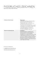 Vorschau - Stundenentwürfe - Körper. Proportionen. Skizzen. Unterrichtsreihe mit verrückter Doppelstunde. - Seite 1