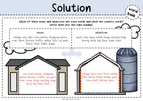 Vorschau - Arbeitsblätter - Town and Country Worksheets - Seite 3