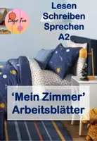 Vorschau - Arbeitsblätter - Mein Zimmer Arbeitsblätter Lesen Schreiben und Sprechen - Deckblatt