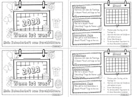 Vorschau - Arbeitsblätter - Kalender - Wann ist was? - Seite 2