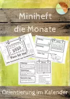 Vorschau - Arbeitsblätter - Kalender - Wann ist was? - Deckblatt