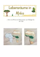 Vorschau - Stundenentwürfe - Materialpaket: Tiere und Lebensräume in Afrika - Seite 1