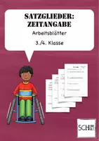 Vorschau - Arbeitsblätter - Satzglieder: Die Zeitangabe - Arbeitsblätter - Deckblatt