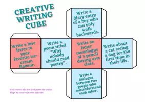 Vorschau - Arbeitsblätter - Creative Writing Cubes - Seite 2