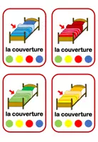 Aperçu - Jeux - Jeu de Vocabulaire 'Ma Chambre' Trouver Quatre - Page 3