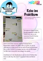 Vorschau - Poster - Reise ins Praktikum - Visualisierung zur Berufsorientierung - Deckblatt