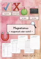 Vorschau - Stundenentwürfe - Magnetismus - magnetisch oder nicht? - 4. Stunde - Deckblatt