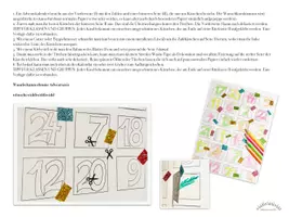 Vorschau - Mal- und Bastelvorlagen - Adventskalender zum Selbstgestalten & Malen (auch zum Verschicken) - Seite 1